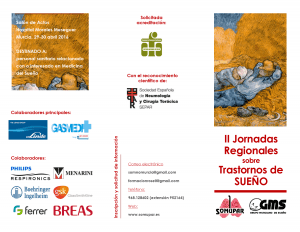 II Jornadas Regionales sobre Trastornos de Sueño en Murcia