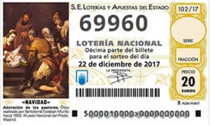 Colabora con ANSEDH comprando Lotería de Navidad