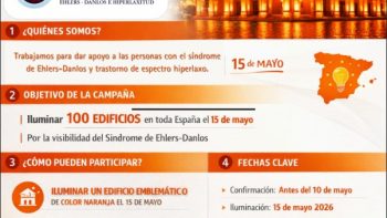 Enlace permanente a:Reto Día Mundial del Síndrome de Ehlers-Danlos 2026: España se ilumina de naranja
