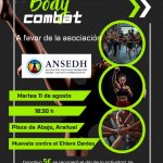 SINDROMES EHLERS-DANLOS E HIPERLAXITUD Martes 11 de agosto 18:30 h Plaza de Abajo, Arañuel Muevete contra el Ehlers Danlos, Donativo 5€ se recogerá el dia de la actividad. Se propone llevar una prenda de color naranja Organiza: Comisión de fiestas
