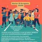 "Yo me muevo contra el Ehlers Danlos" Martes 18 de agosto 19:00h Salida desde la plaza de la iglesia, recorriendo las calles de la procesión. Inscripción previa: Ayuntamiento a través del teléfono: 964382541 o por correo: comisionfiestasvillahermosa@hotmail.com Donación día de la marcha desde 7€ por inscripción Puedes hacer tu donación con Dorsal 0 n° de cuenta: ES3021003567572210024616 Concepto: "Marcha Solidaria Villahermosa" Mesa informativa: ANSEDH y AESCOV XAESCOV ANSEDH El dinero recaudado irá destinado a la investigación que lleva a cabo el Dr. Alfredo Santana en la investigación de los Síndromes compresivos vasculares y el Síndrome Ehlers Danlos Organiza: Ayuntamiento de Villahermosa del Río